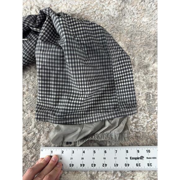 Burton Size XS Dryride Plaid Cargo Snowboard Pants Gray Button Zip Pocket Winter - Picture 7 of 13